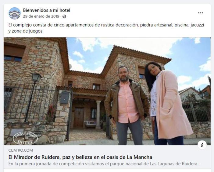 Ferienwohnung El Mirador De Ruidera Exterior foto